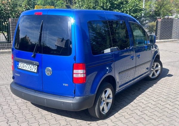 Volkswagen Caddy cena 36900 przebieg: 210000, rok produkcji 2014 z Oława małe 46